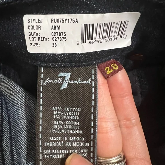 NWT 7 For All Mankind The Original Bootcut Jeans - Picture 5 of 5